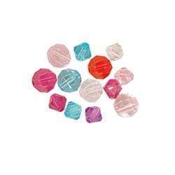 AussieSuperStore Jewellery Making Supplies Round and Bicone Beads Round and Bicone Beads  | Jewellery Making Beads | Kids Beads 9323823158873 PJV104